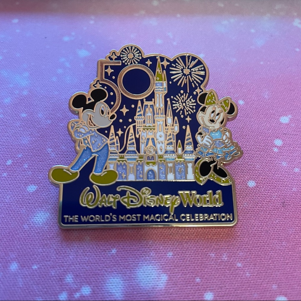 50th anniversary Walt Disney World pin